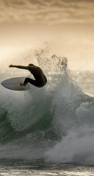 Surfing in Opotiki