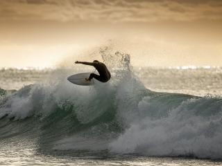 Surfing in Opotiki
