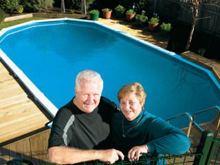 Inground swimming pool
